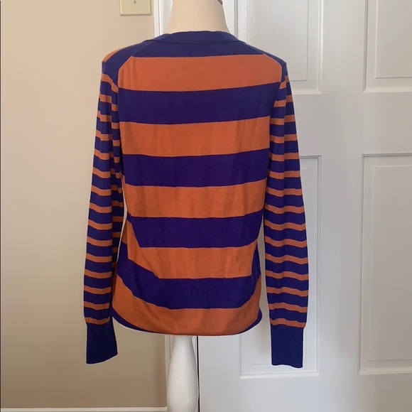 LOFT Striped Cardigan - Picture 2 of 3